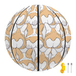 Corgi Butt Pattern Print Basketball