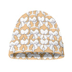 Corgi Butt Pattern Print Beanie