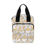 Corgi Butt Pattern Print Bible Tote Bag