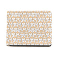 Corgi Butt Pattern Print Bifold Wallet