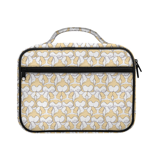 Corgi Butt Pattern Print Briefcase Bible Bag