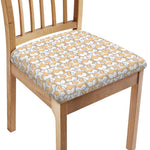 Corgi Butt Pattern Print Chair Cushion Cover