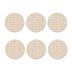 Corgi Butt Pattern Print Coaster Set