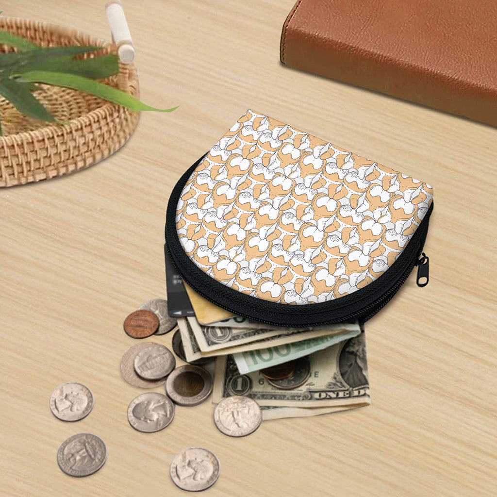 Corgi Butt Pattern Print Coin Purse