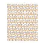 Corgi Butt Pattern Print Curtain