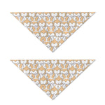 Corgi Butt Pattern Print Dog Bandana