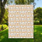Corgi Butt Pattern Print Garden Flag