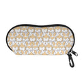 Corgi Butt Pattern Print Glasses Case