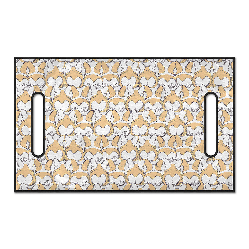 Corgi Butt Pattern Print Golf Cart Seat Cover
