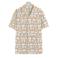 Corgi Butt Pattern Print Hawaiian Shirt