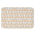 Corgi Butt Pattern Print Indoor Door Mat