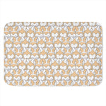 Corgi Butt Pattern Print Indoor Door Mat