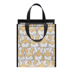 Corgi Butt Pattern Print Insulated Lunch Tote