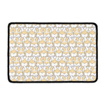 Corgi Butt Pattern Print Kitchen Mat