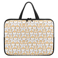 Corgi Butt Pattern Print Laptop Sleeve With Handle