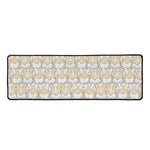 Corgi Butt Pattern Print Long Kitchen Mat