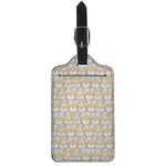 Corgi Butt Pattern Print Luggage Tag