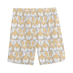 Corgi Butt Pattern Print Men's Sports Shorts