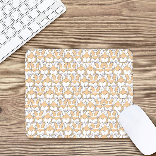 Corgi Butt Pattern Print Mouse Pad