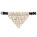 Corgi Butt Pattern Print Over The Collar Dog Bandana