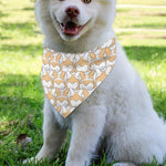 Corgi Butt Pattern Print Over The Collar Dog Bandana