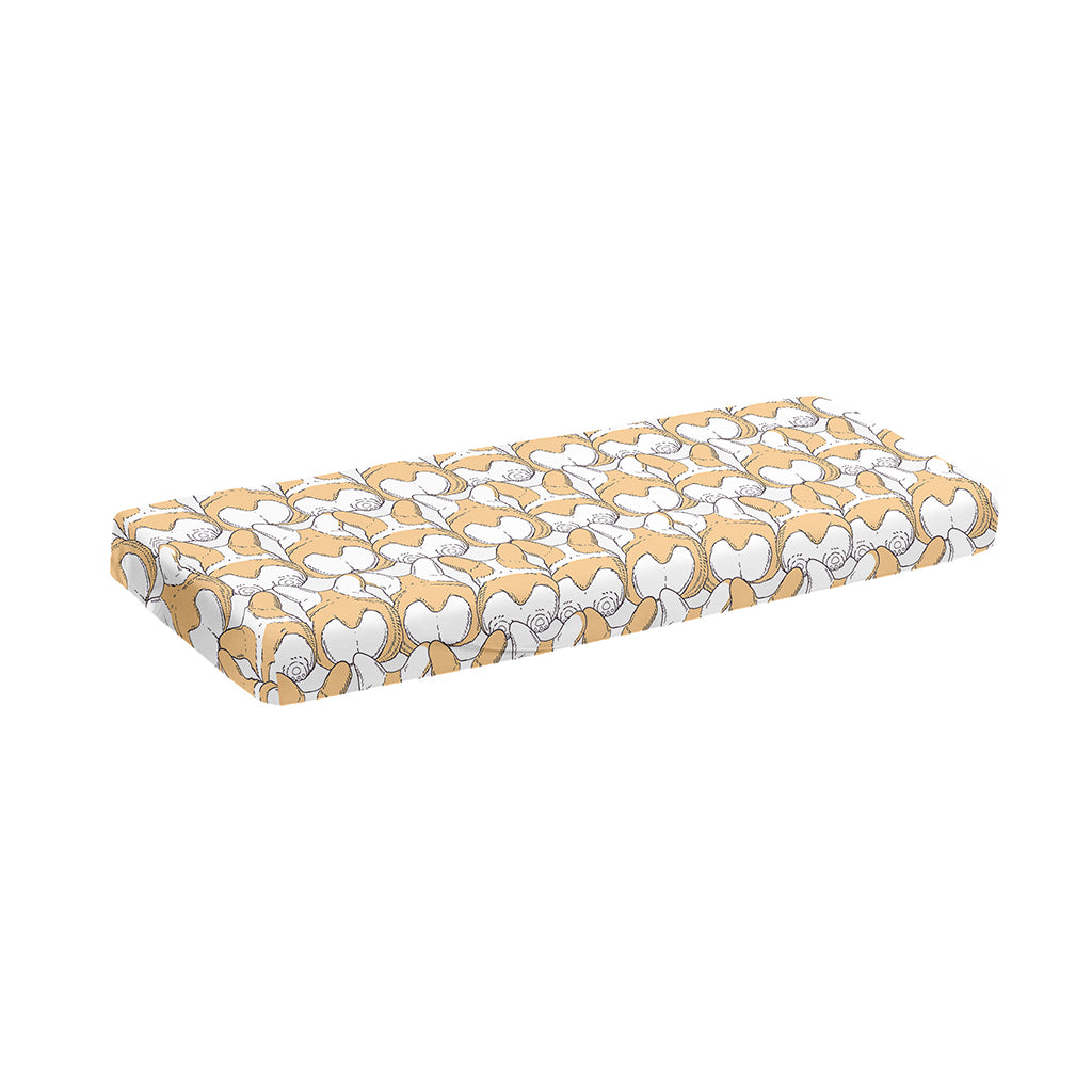 Corgi Butt Pattern Print Piano Keyboard Cover