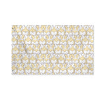 Corgi Butt Pattern Print Polyester Flag