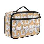 Corgi Butt Pattern Print Portable Lunch Bag