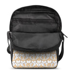 Corgi Butt Pattern Print Rectangular Crossbody Bag