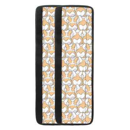 Corgi Butt Pattern Print Refrigerator Handle Covers
