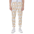 Corgi Butt Pattern Print Joggers