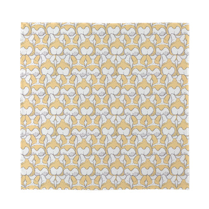 Corgi Butt Pattern Print Silk Bandana