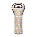 Corgi Butt Pattern Print Single Neoprene Wine Tote