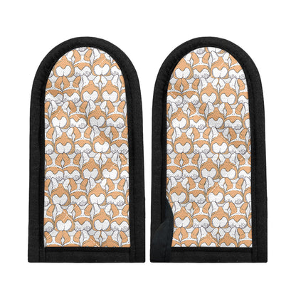 Corgi Butt Pattern Print Skillet Handle Cover