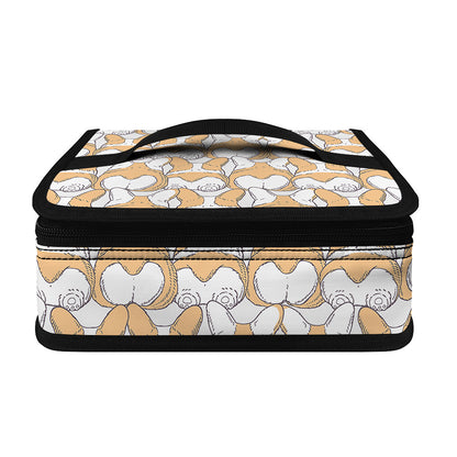 Corgi Butt Pattern Print Small Lunch Bag