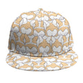 Corgi Butt Pattern Print Snapback Cap