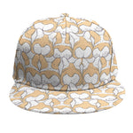 Corgi Butt Pattern Print Snapback Cap