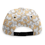 Corgi Butt Pattern Print Snapback Cap