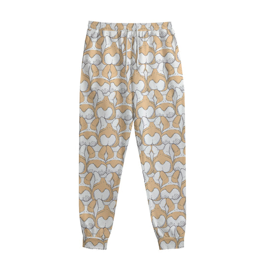 Corgi Butt Pattern Print Sweatpants