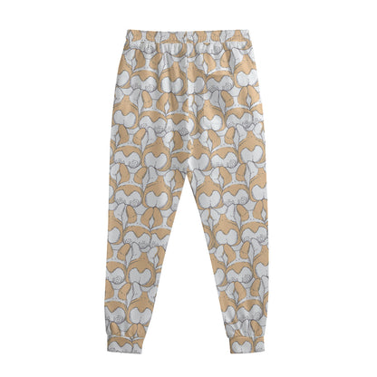 Corgi Butt Pattern Print Sweatpants