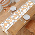 Corgi Butt Pattern Print Table Runner