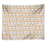 Corgi Butt Pattern Print Tapestry