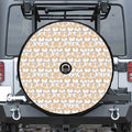 Corgi Butt Pattern Print Tire Cover With Camera Hole