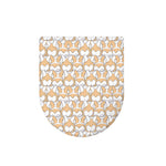 Corgi Butt Pattern Print Toilet Lid Cover