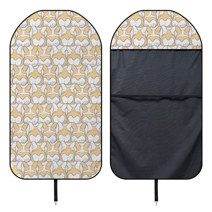 Corgi Butt Pattern Print Waterproof Car Seat Cover