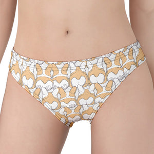 Corgi Butt Pattern Print Women's Panties