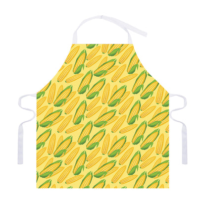 Corn Cob Pattern Print Adjustable Apron