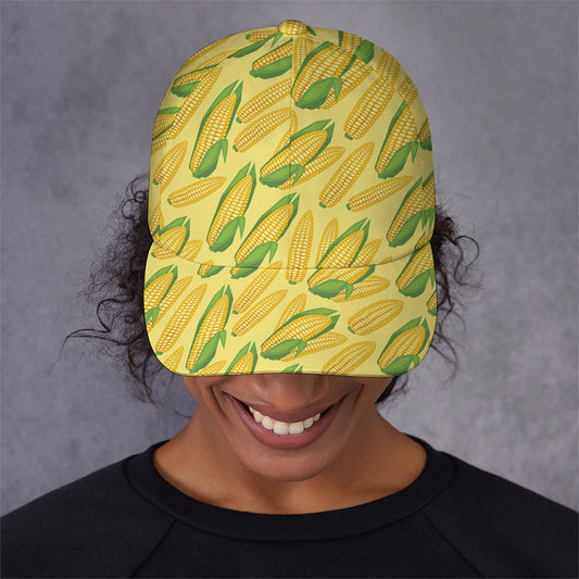 Corn Cob Pattern Print Baseball Cap