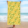 Corn Cob Pattern Print Beach Towel