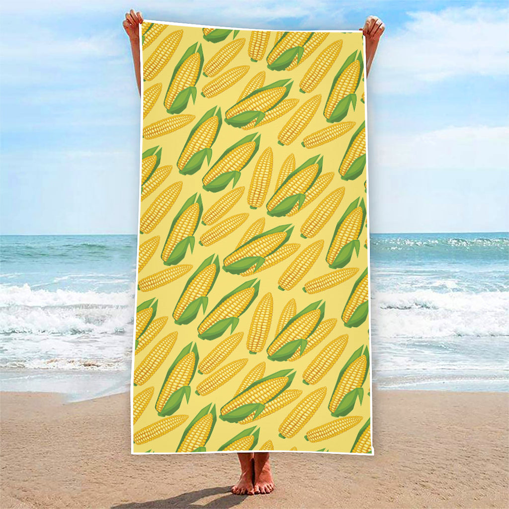 Corn Cob Pattern Print Beach Towel